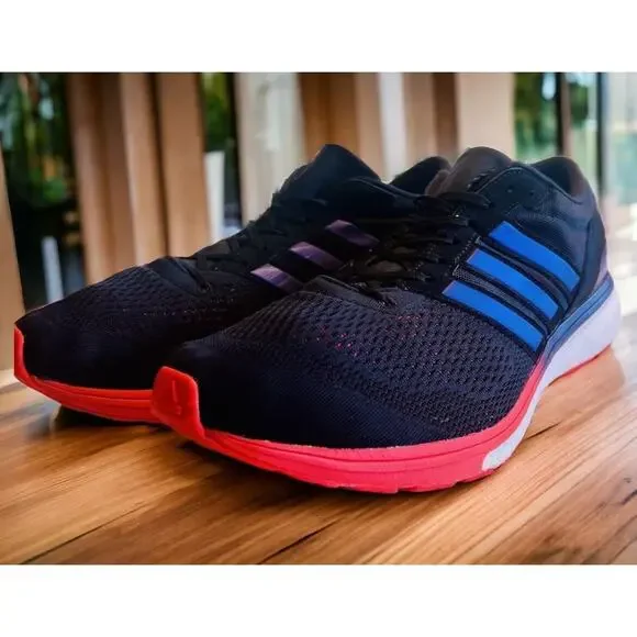 adidas | Shoes | Adidas Adizero Boston Black Run Race Boost Ultra Shoes Mens  Size 3 Fast Ship | Poshmark